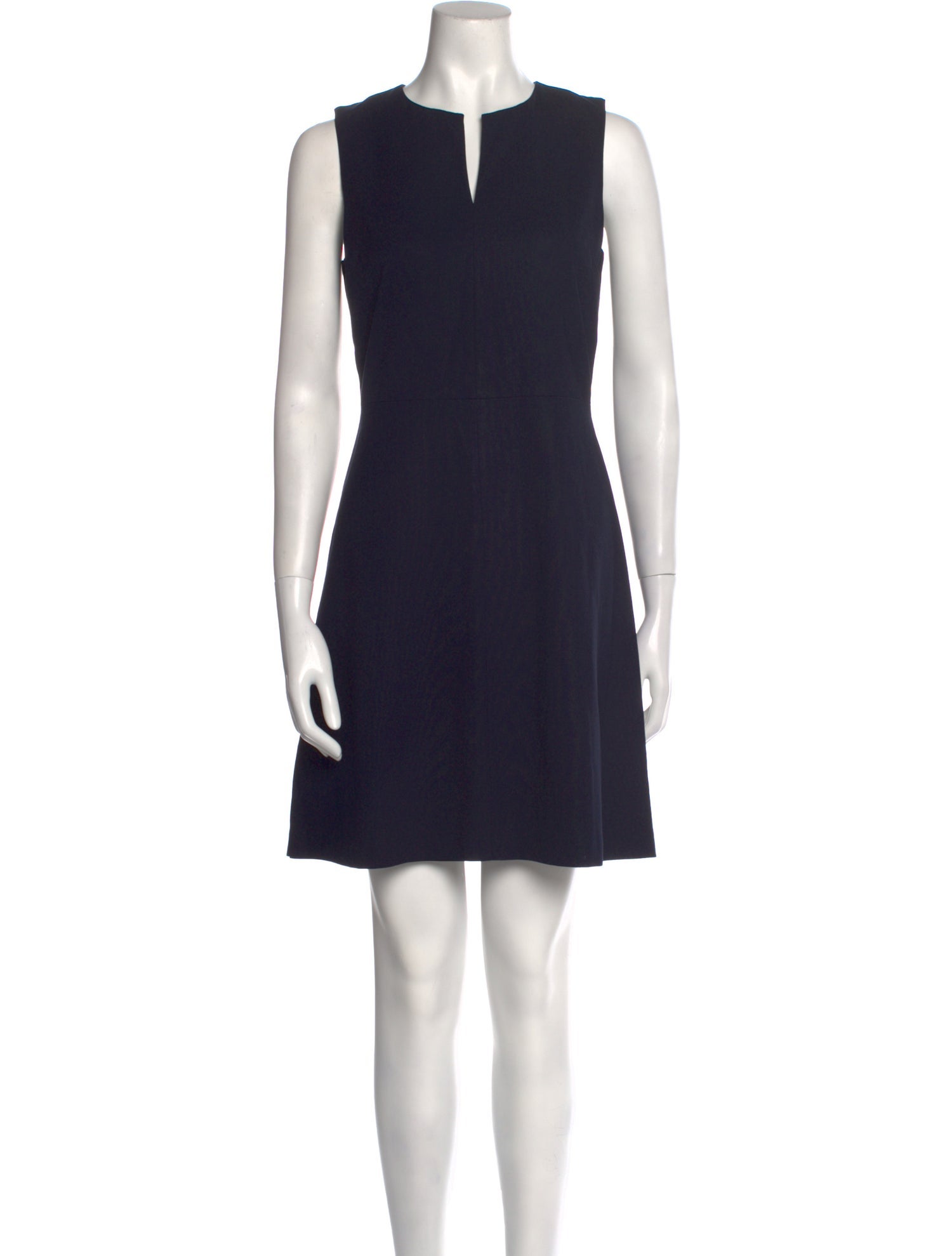 Theory V-Neck Mini Dress