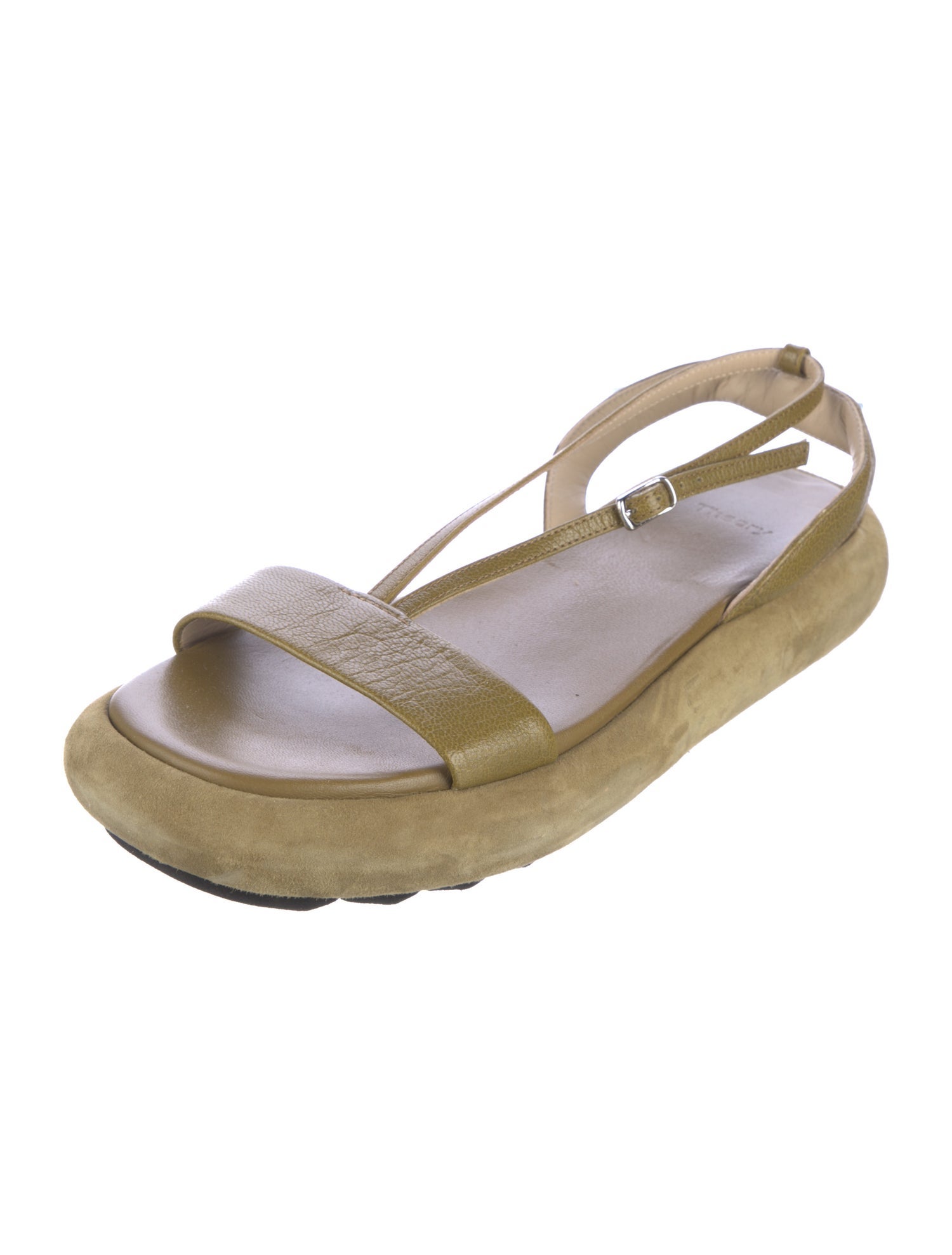 Theory Leather Slingback Sandals