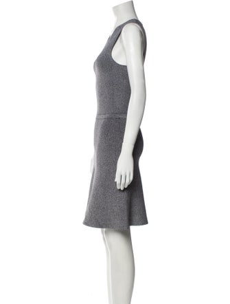 Theory Scoop Neck Mini Dress