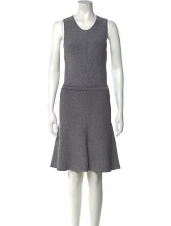 Theory Scoop Neck Knee-Length Dress