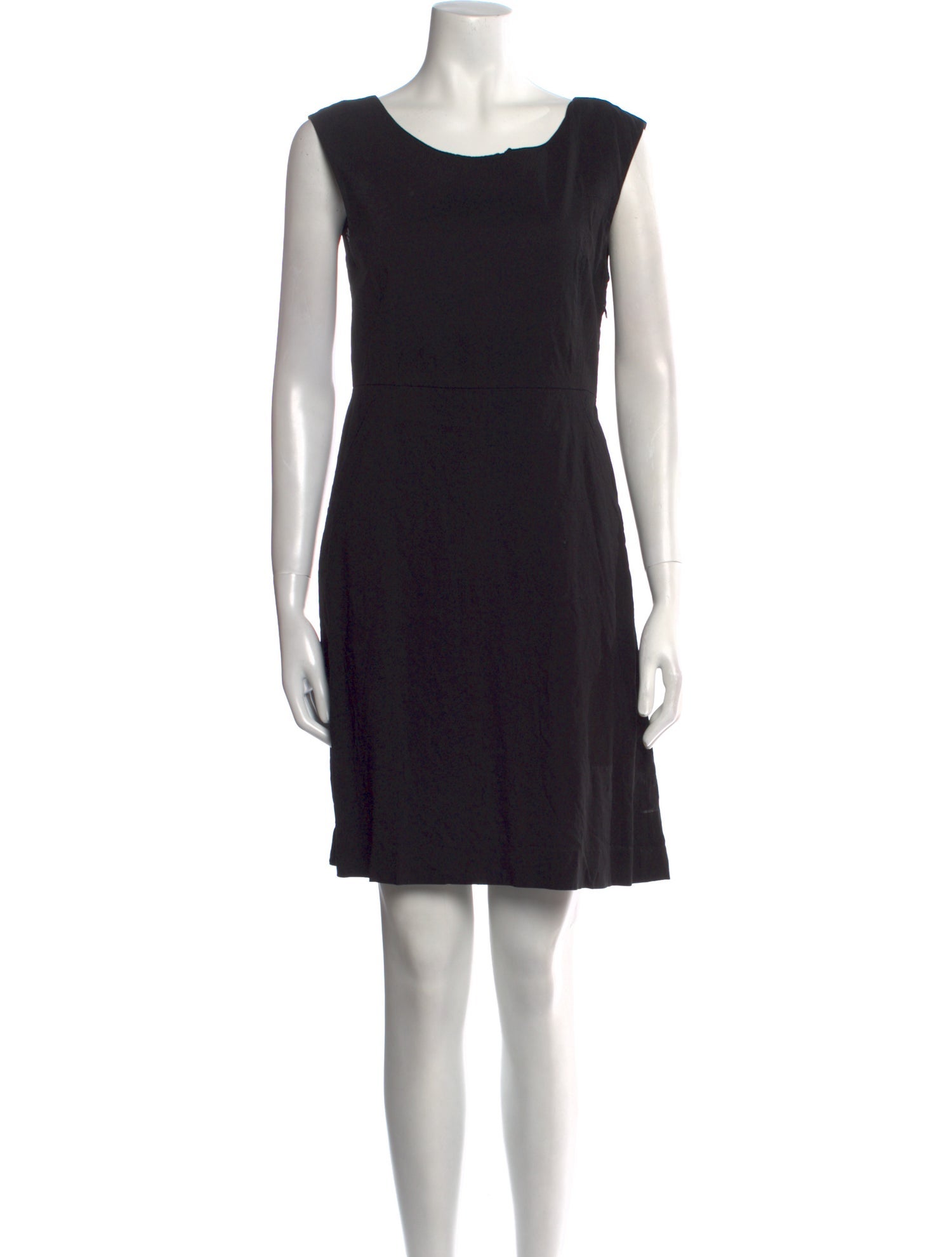 Theory Bateau Neckline Mini Dress