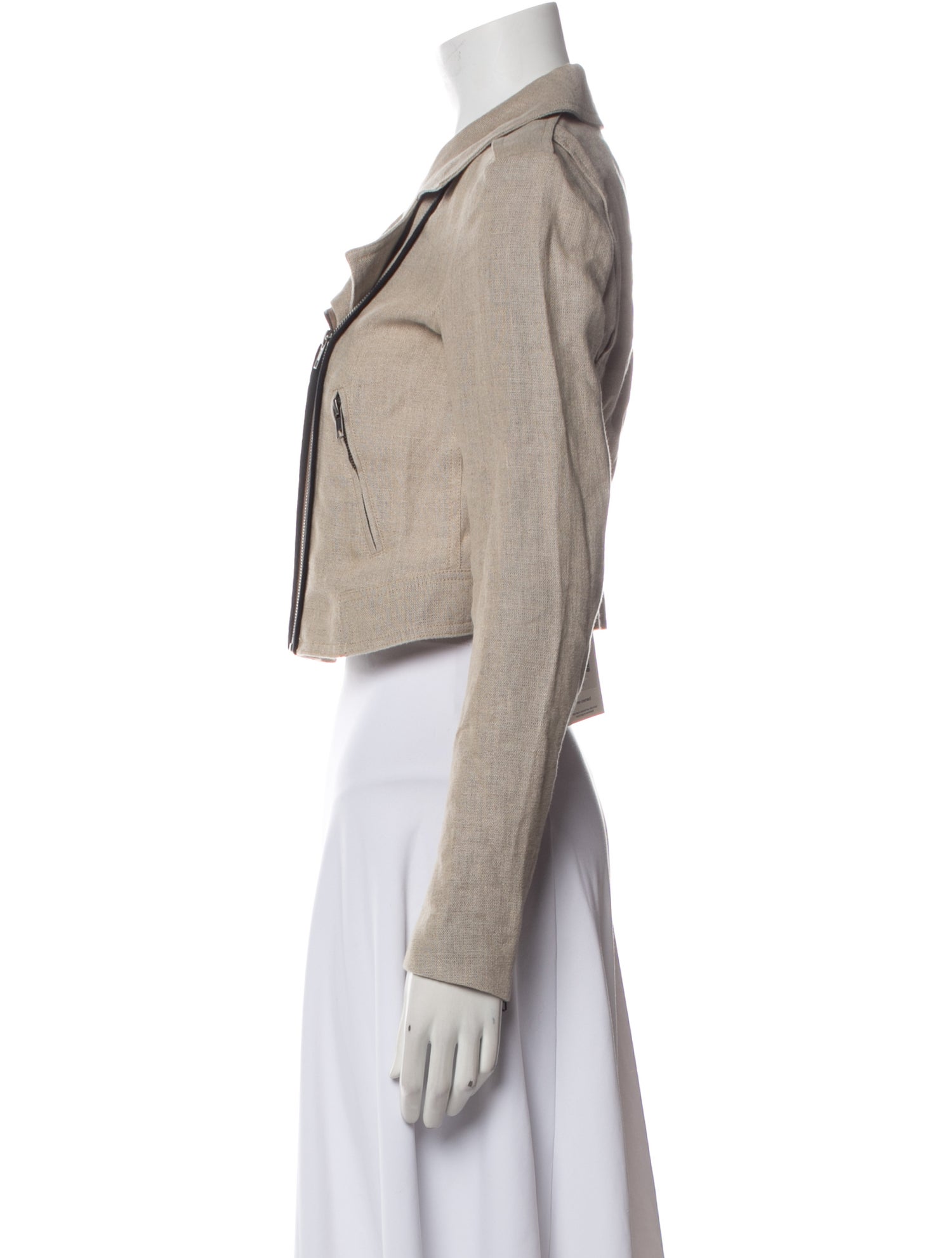 Theory Linen Biker Jacket