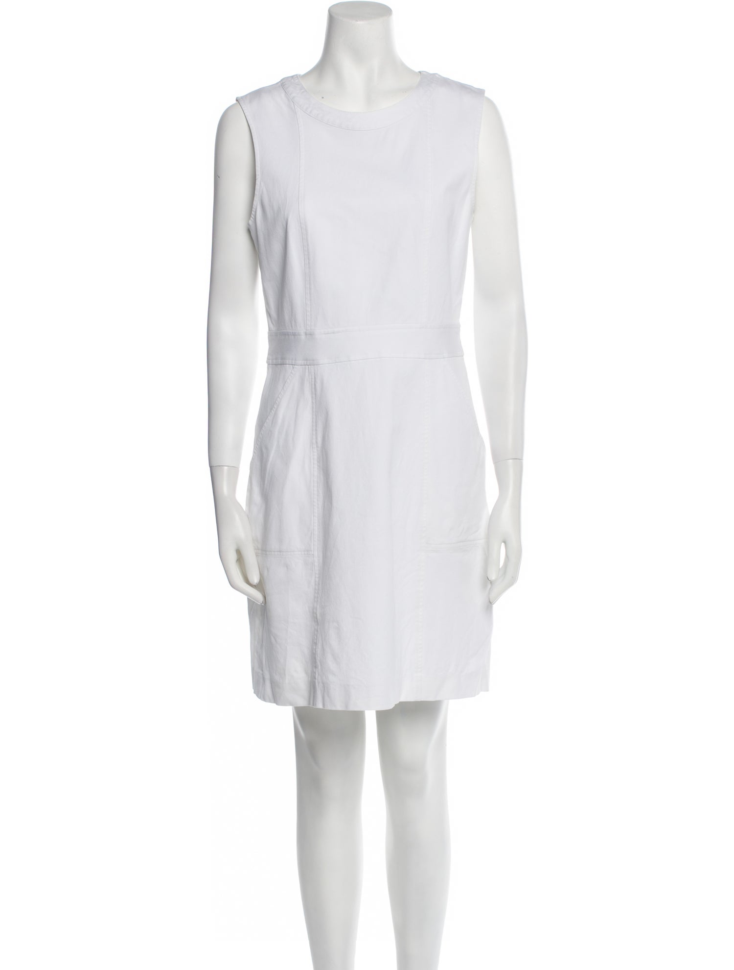 Theory Scoop Neck Mini Dress