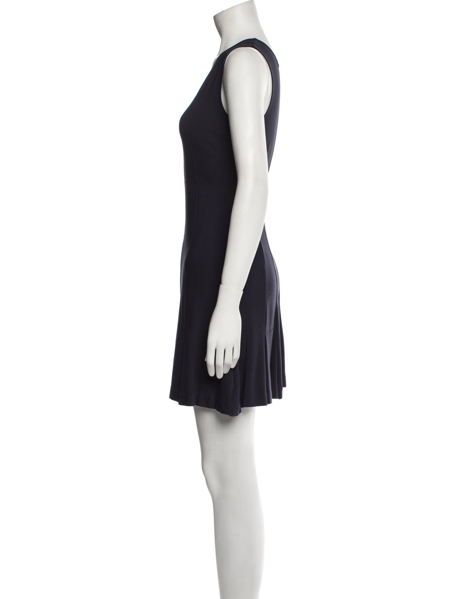 Theory V-Neck Mini Dress