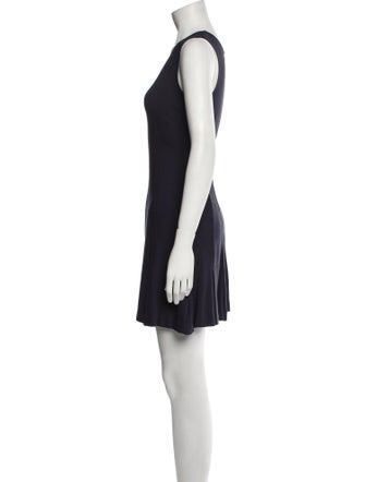 Theory V-Neck Mini Dress