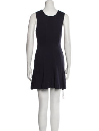 Theory V-Neck Mini Dress