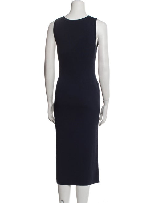 Theory Scoop Neck Midi Length Dress