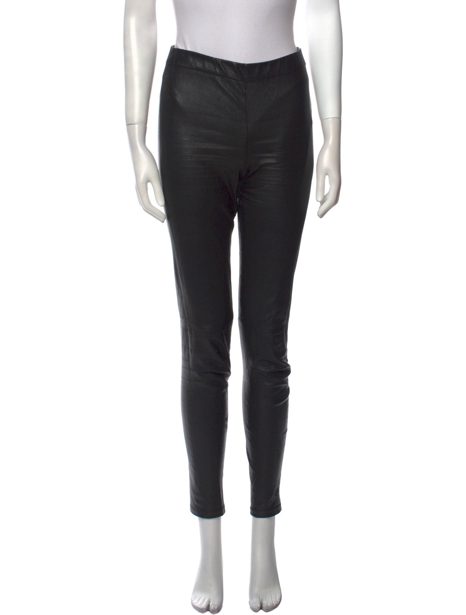 Theory Leather Skinny Leg Pants