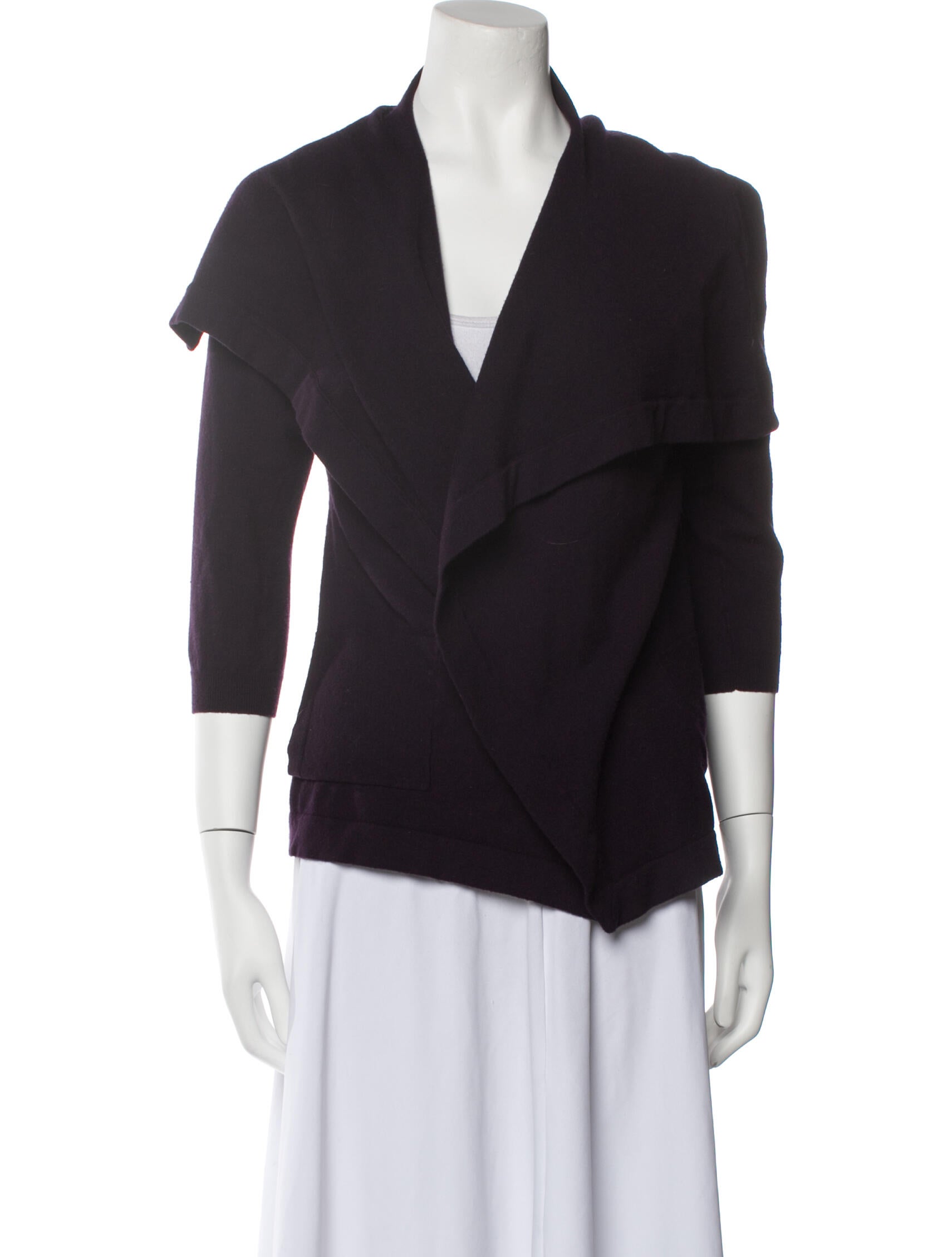 Theory Wool Plunge Neckline Sweater