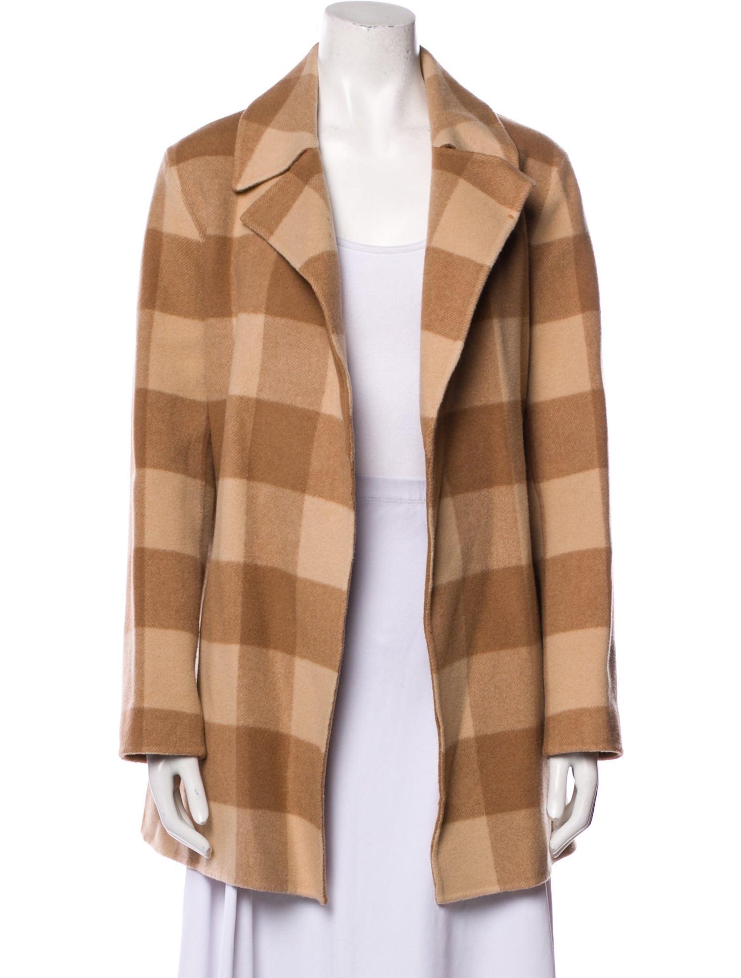 Theory Wool Plaid Print Jacket