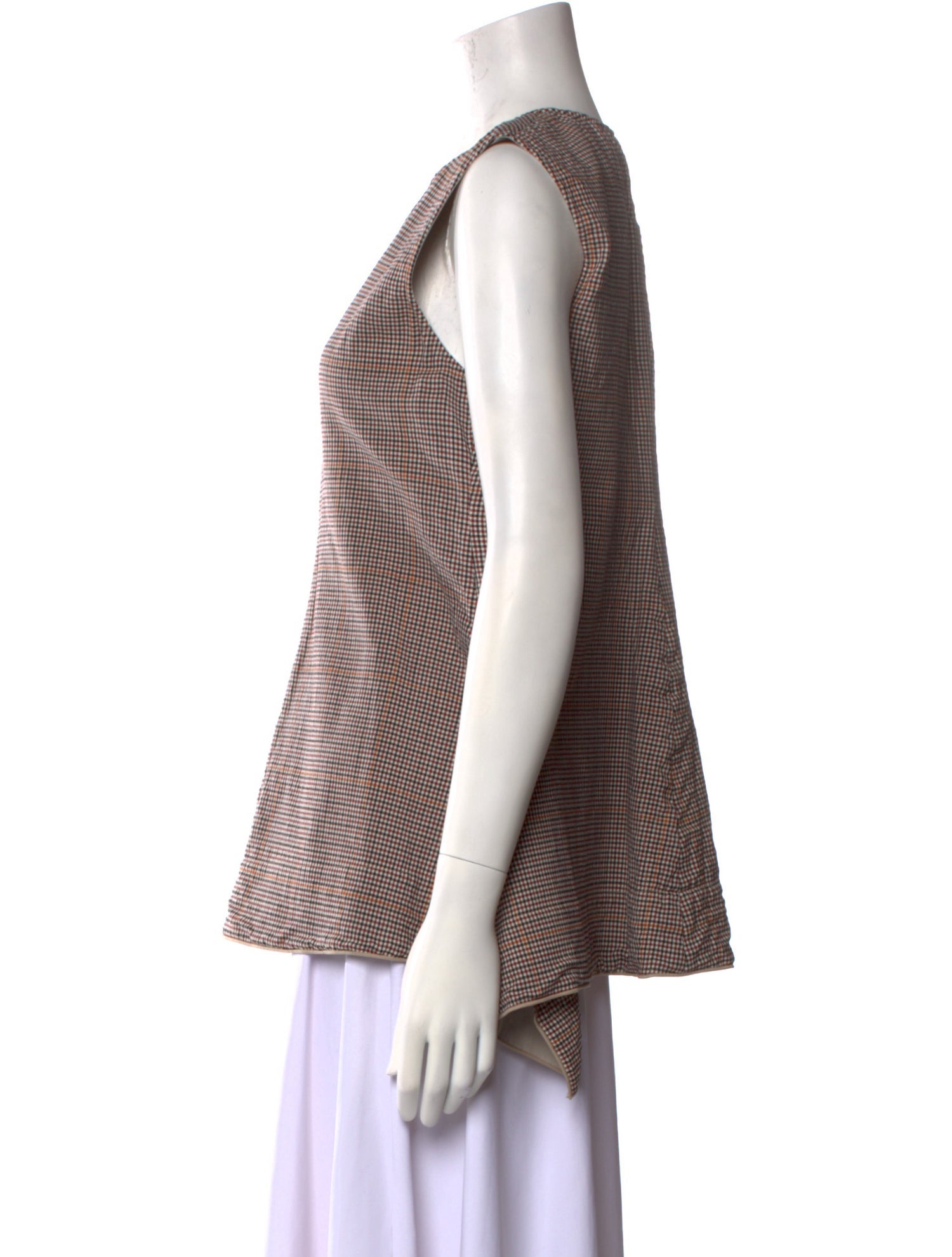 Theory Virgin Wool Printed Top