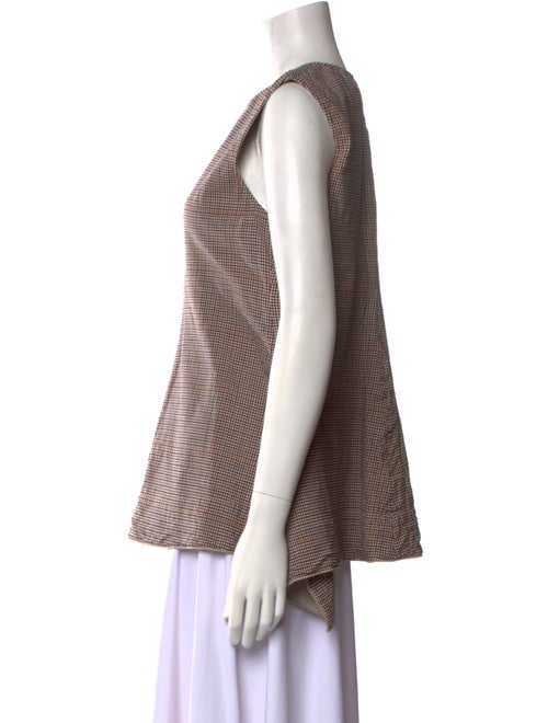 Theory Virgin Wool Printed Top