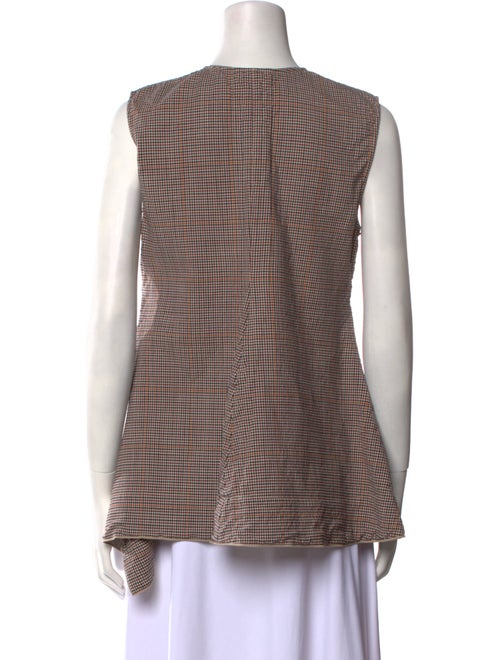 Theory Virgin Wool Printed Top