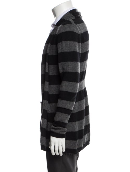 Theory Cashmere Striped Cardigan