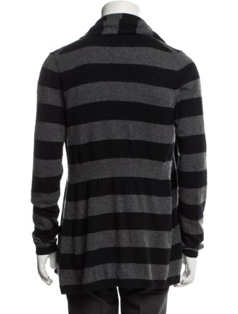 Theory Cashmere Striped Cardigan