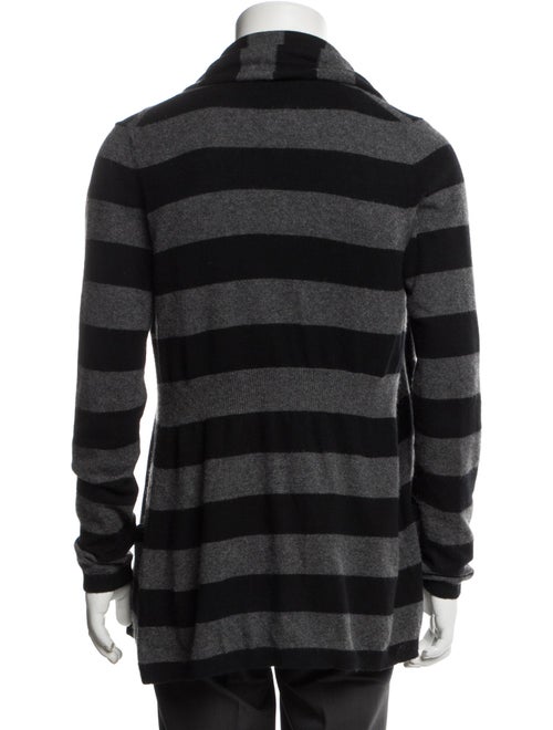 Theory Cashmere Striped Cardigan