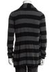 Theory Cashmere Striped Cardigan