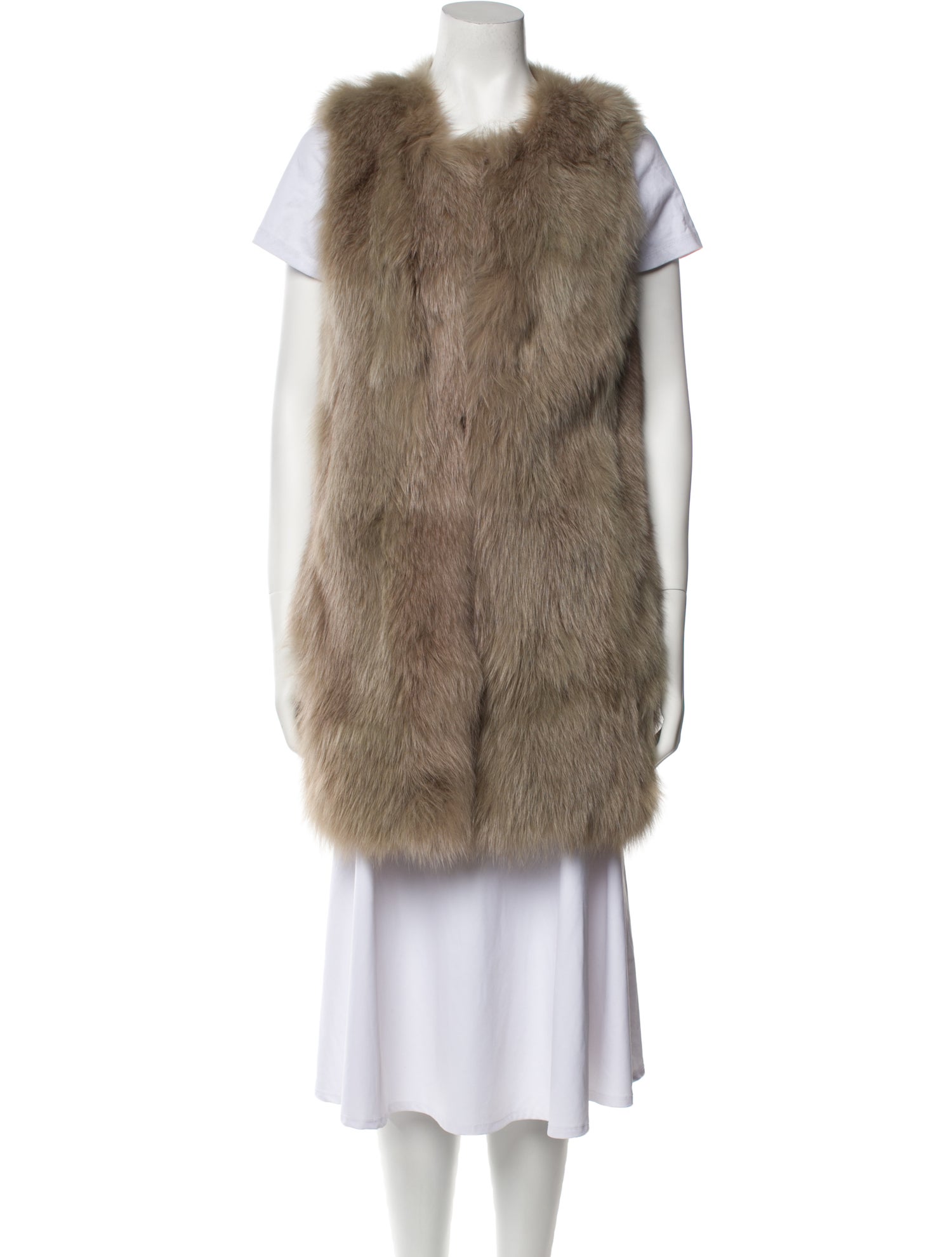 Theory Fox Fur Jacket