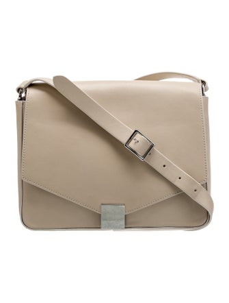 Theory Leather Messenger Bag