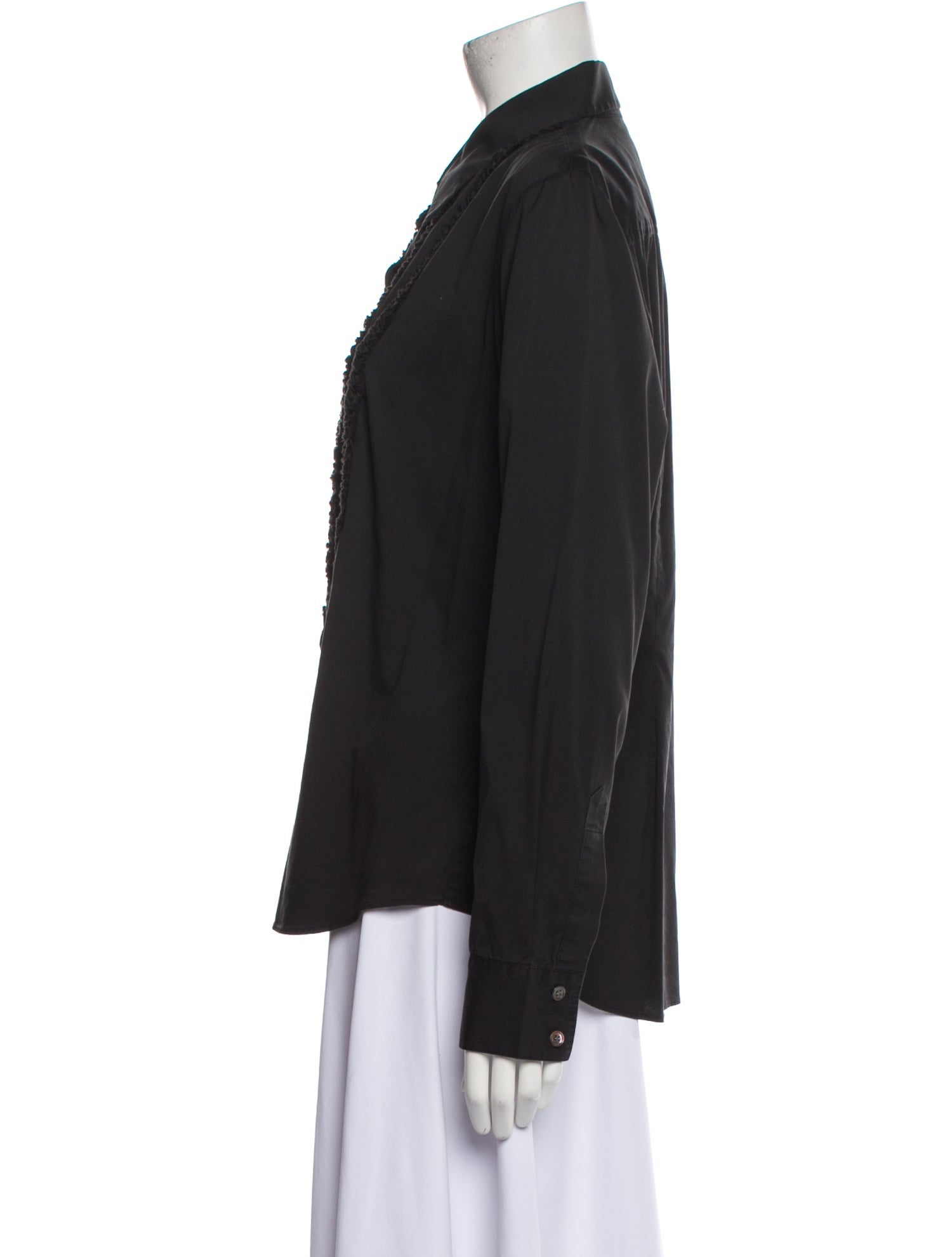 Theory Long Sleeve Button-Up Top