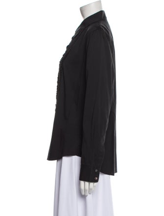 Theory Long Sleeve Button-Up Top