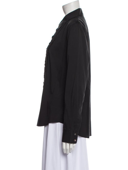 Theory Long Sleeve Button-Up Top