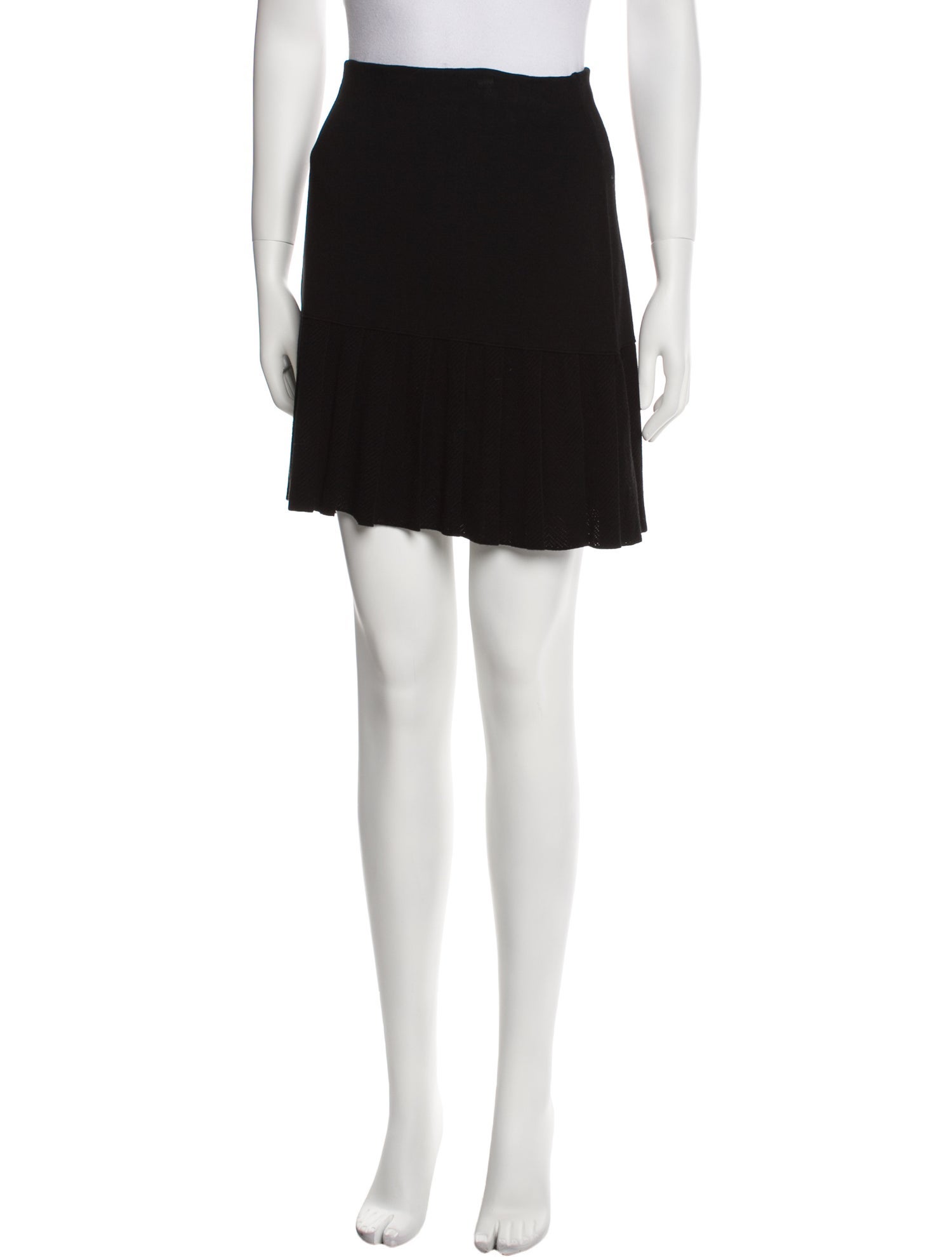 Theory Pleated Accents Mini Skirt