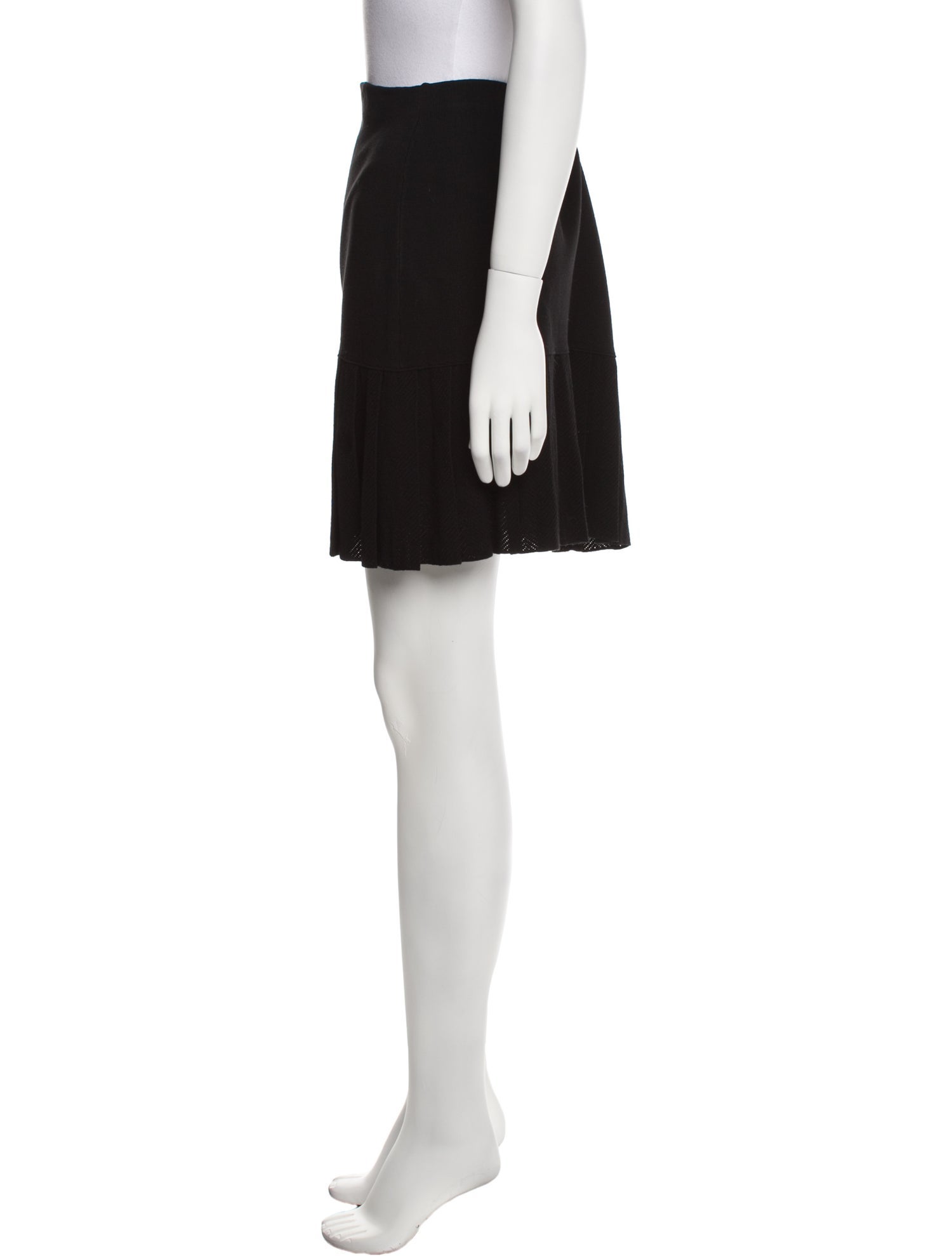 Theory Pleated Accents Mini Skirt