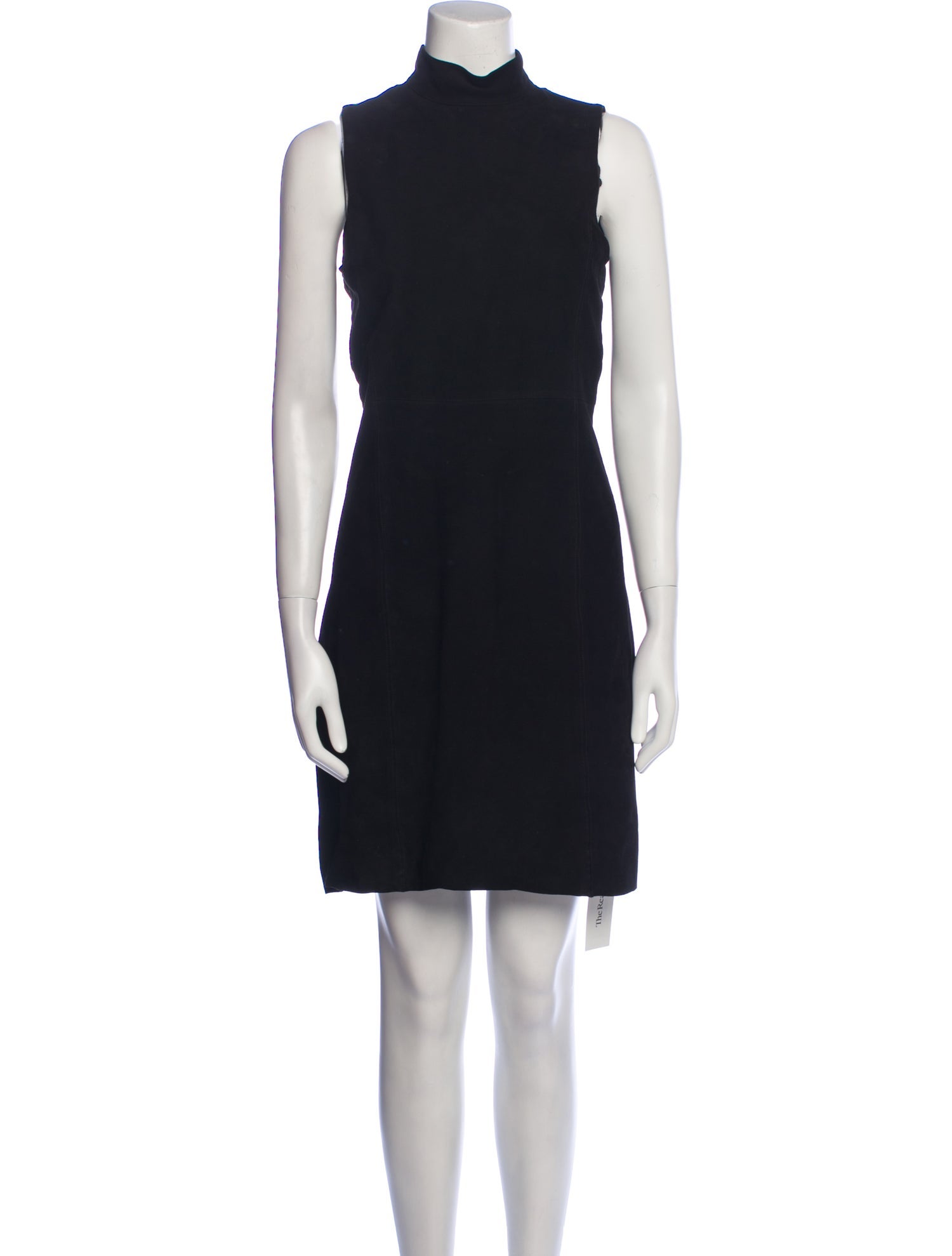 Theory Lamb Leather Knee-Length Dress