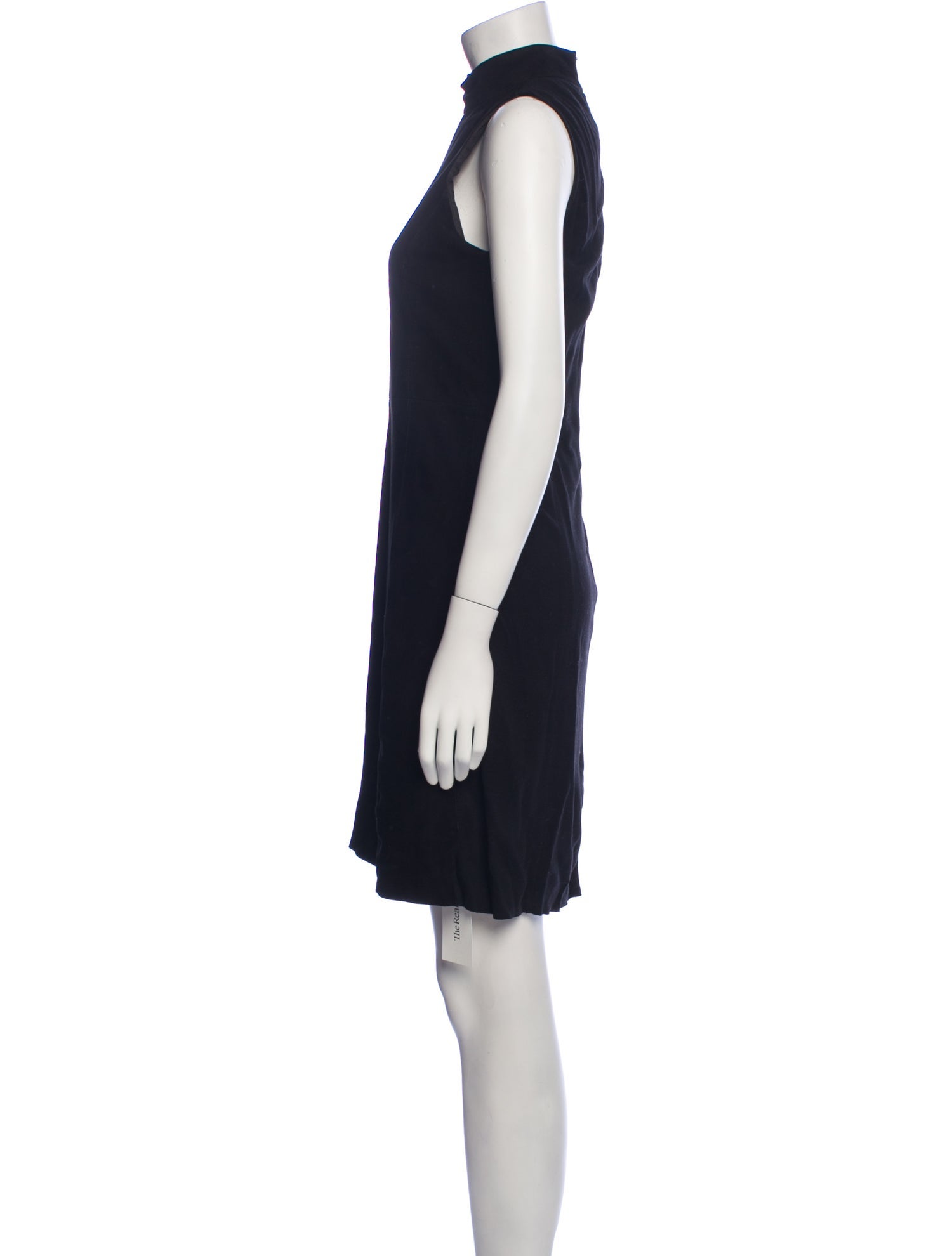 Theory Lamb Leather Knee-Length Dress