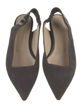 Theory Suede Slingback Flats