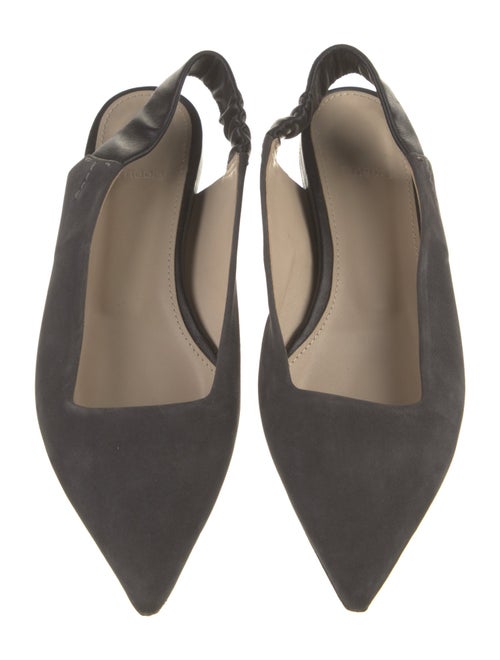 Theory Suede Slingback Flats