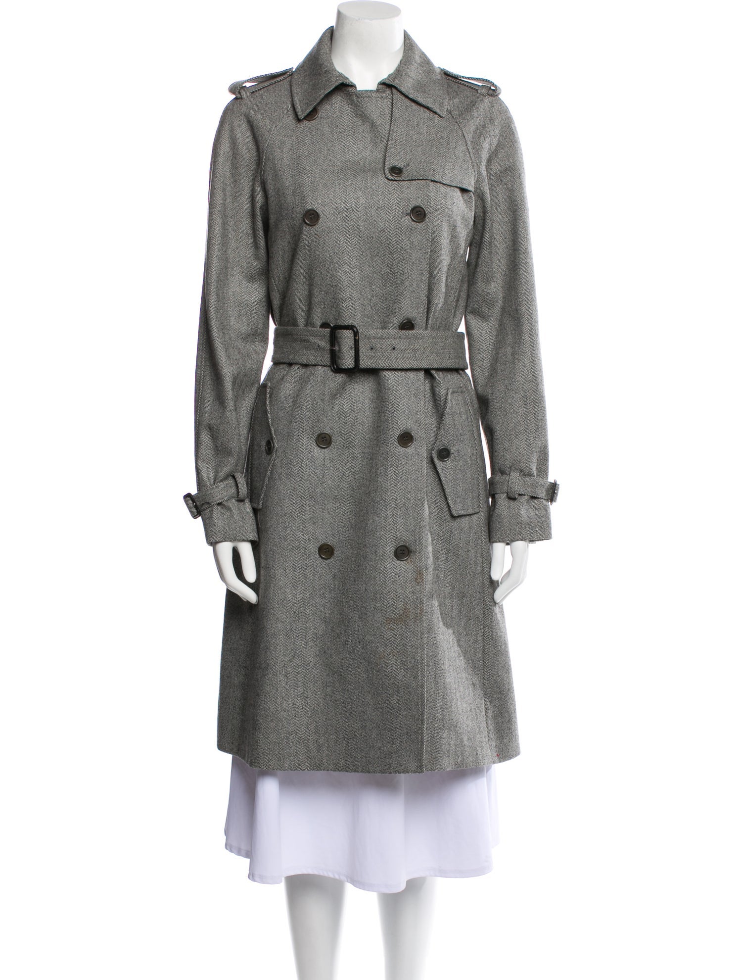 Theory Wool Trench Coat