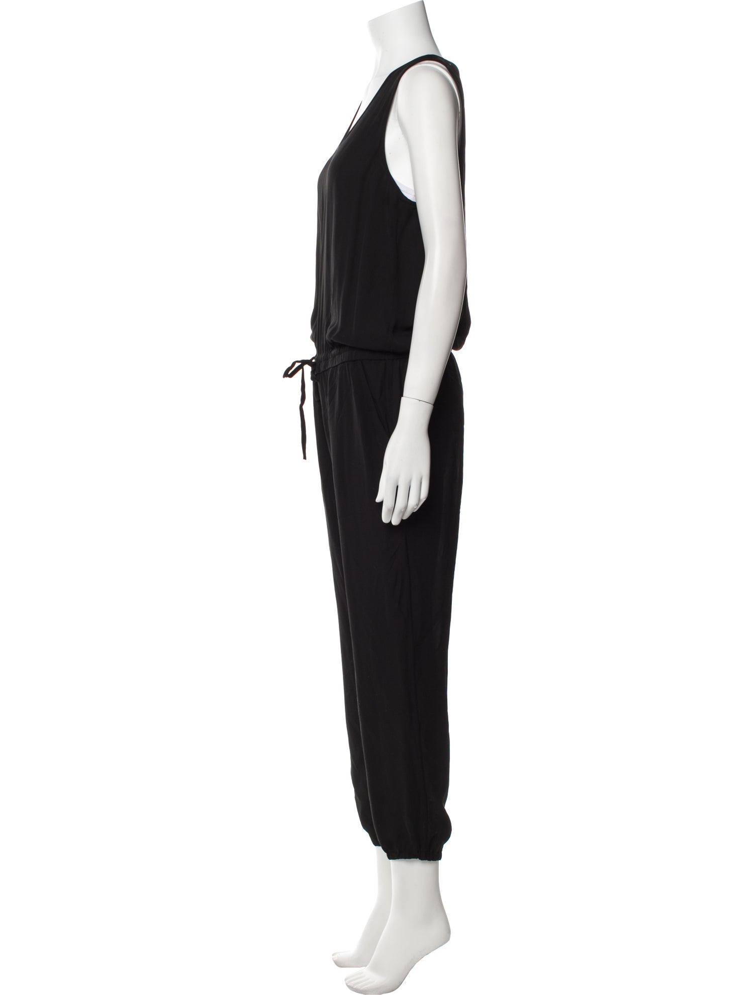 Theory Silk Scoop Neck Jumpsuit