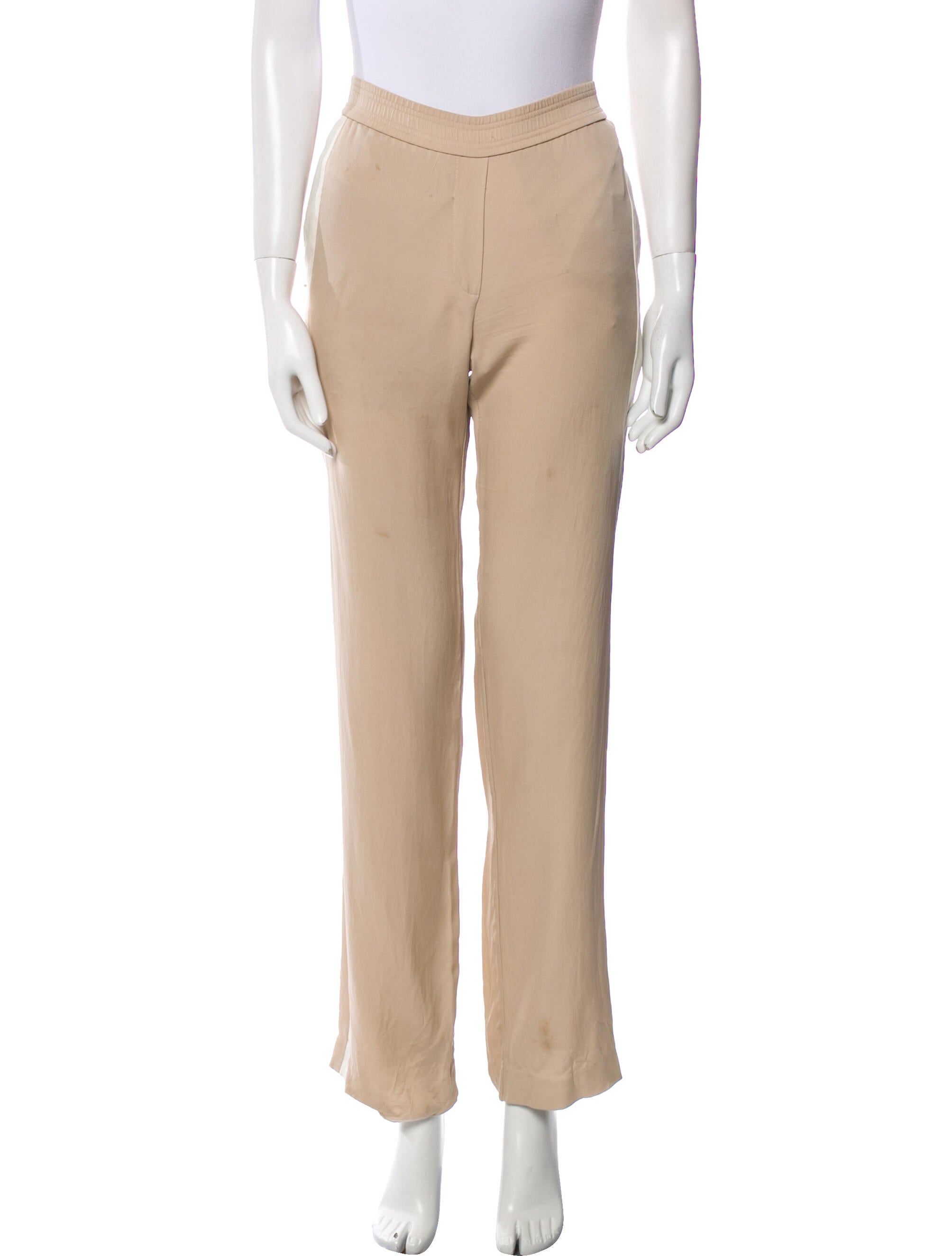 Theory Silk Wide Leg Pants