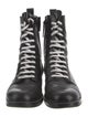 Theory Leather Combat Boots