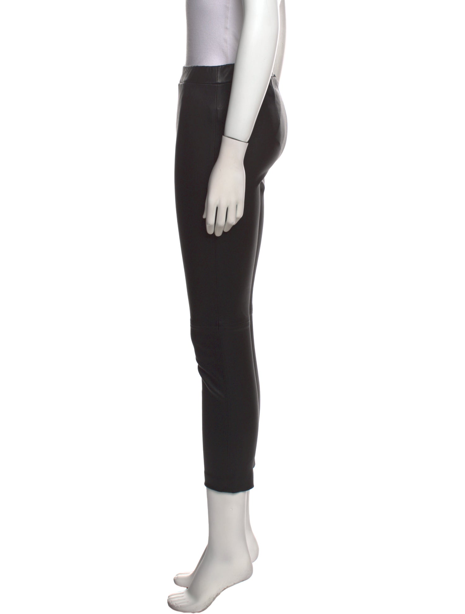 Theory Lamb Leather Skinny Leg Pants