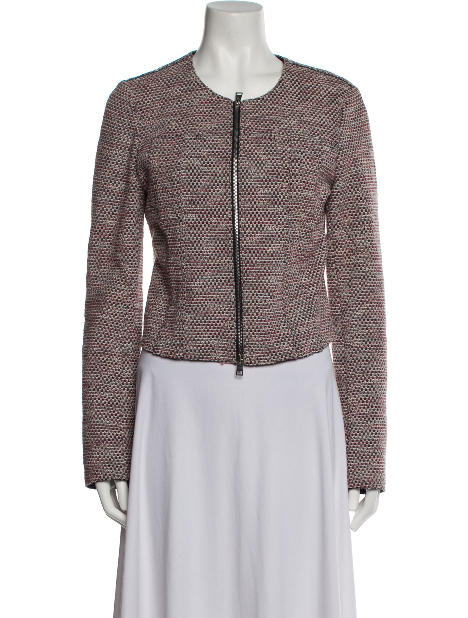 Theory Tweed Pattern Evening Jacket