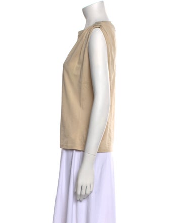 Theory Bateau Neckline Sleeveless Top