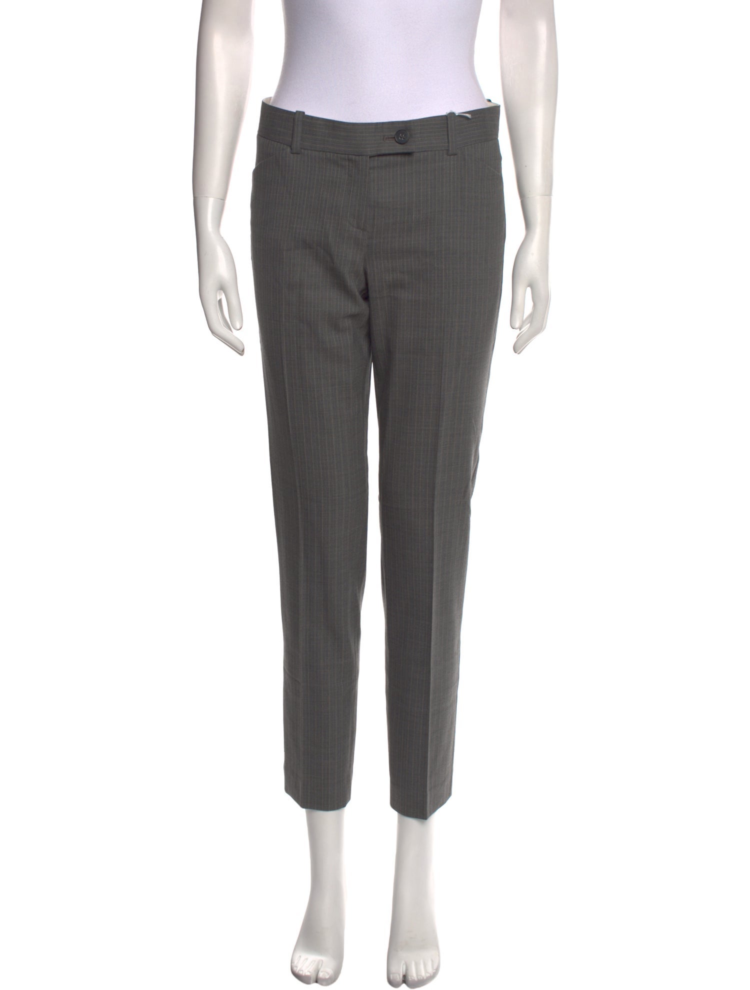 Theory Virgin Wool Skinny Leg Pants