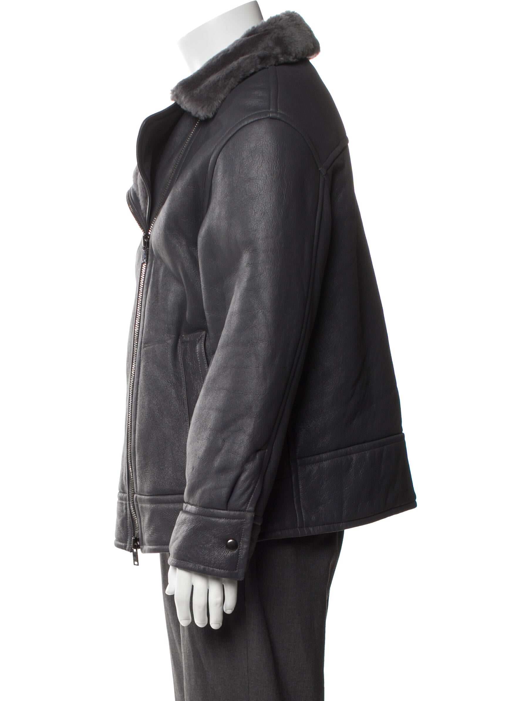 Theory Shearling Faux Fur Jacket w/ Tags