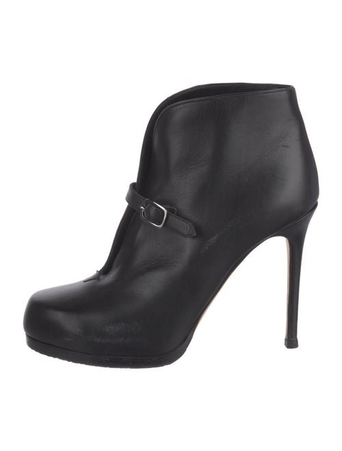 Theory Leather Lace-Up Boots