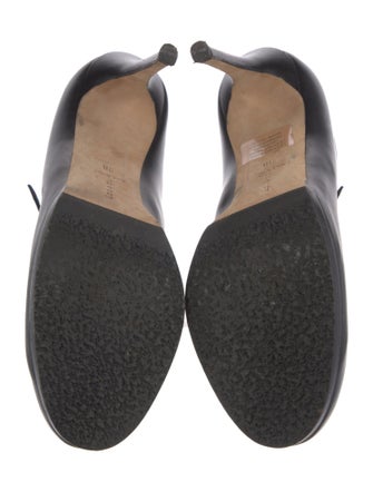 Theory Leather Lace-Up Boots