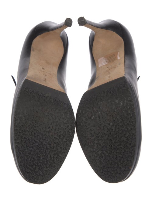 Theory Leather Lace-Up Boots