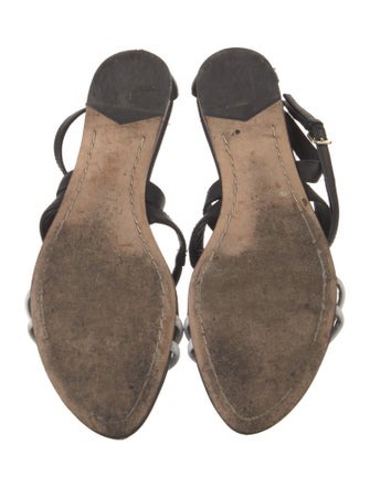 Theory Leather Gladiator Sandals