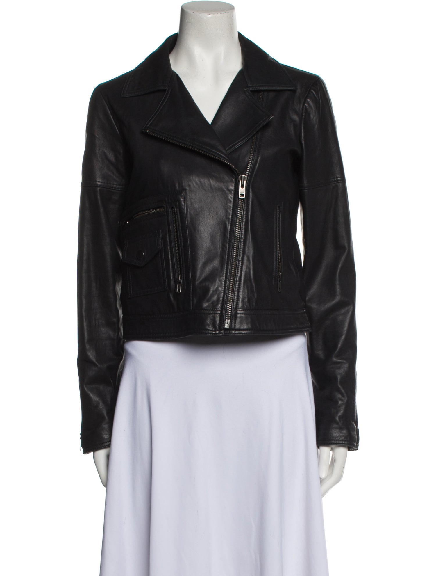 Theory Leather Biker Jacket