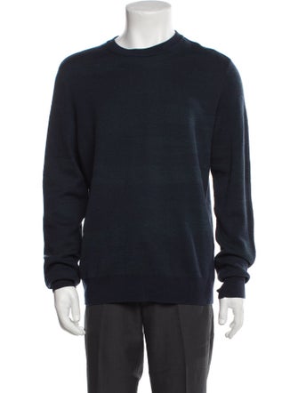 Theory Merino Wool Printed Pullover
