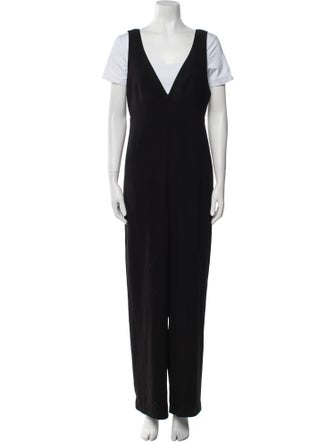 Theory Plunge Neckline Jumpsuit