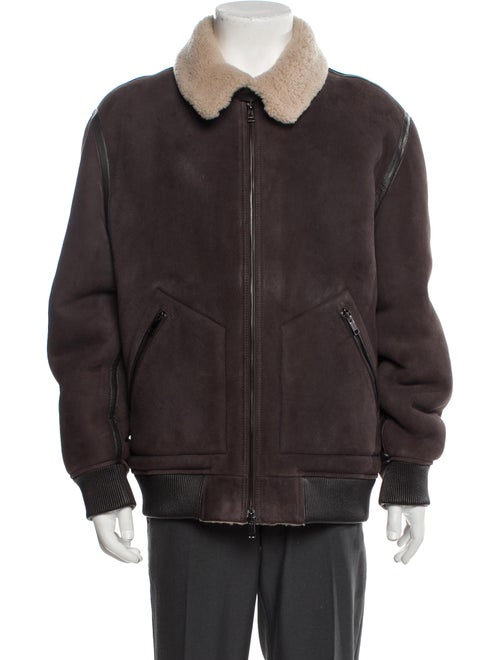 Theory Shearling Bomber Jacket
