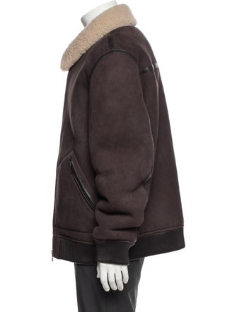 Theory Shearling Bomber Jacket